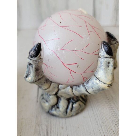 Halloween spooky eyeball candle witch hand skeleton prop decor - Picture 12 of 14
